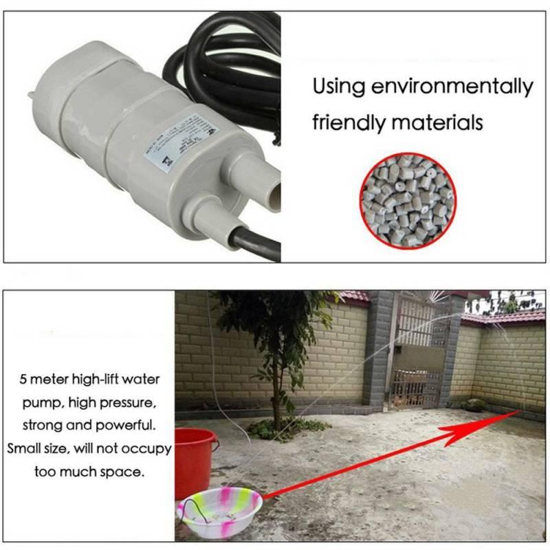 12 В постоянного тока 5 м 600 л/ч мини-погружной водяной насос для аквариума, сада, фонтана