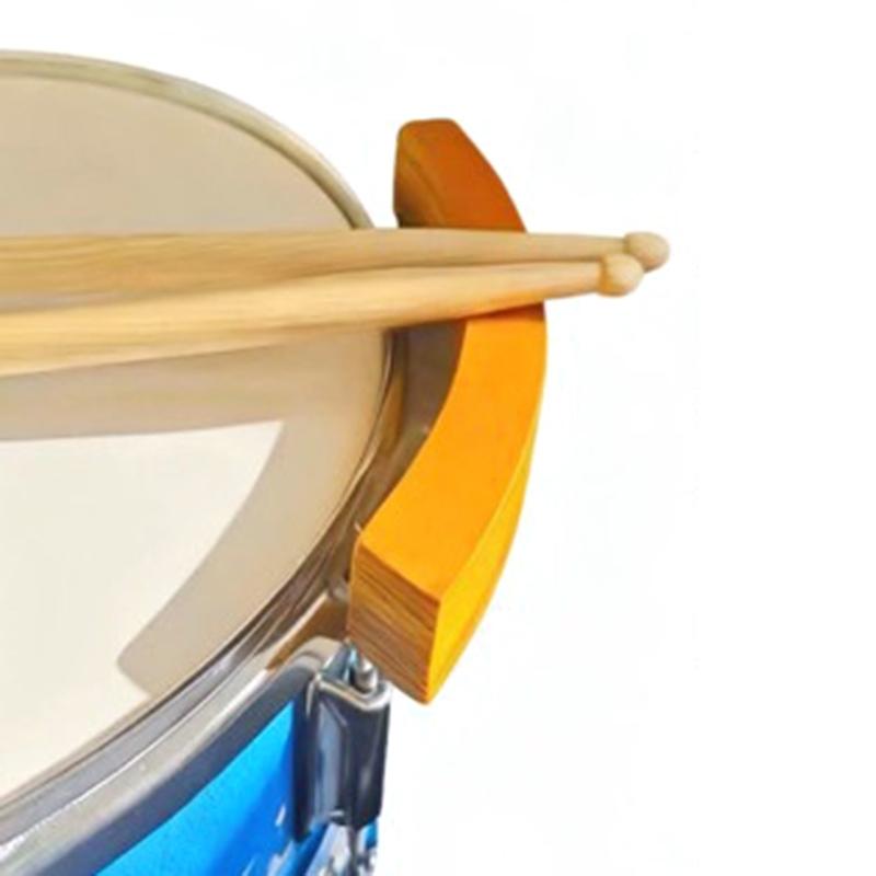 Traditional Drum Rims Clickers Percussion Accessory Drum Rimshot Block Wood Texture Suitable for Drummers and Musicians