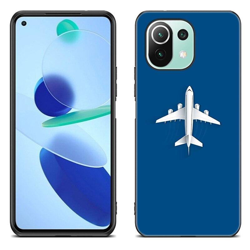 Забавный чехол для телефона с картой путешествий для Xiaomi Mi 11 Lite NE 11i 10T 11T Pro A2 A3 Lite POCO F3 M3 M4 C31 X3 Pro NFC GT черный мягкий чехол