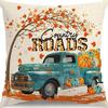 Harvest Autumn New Maple Leaf Pumpkin Pillow Case Home Bedroom Sofa Printed Cushion