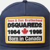 DSQUARED2 branded baseball cap navy blue