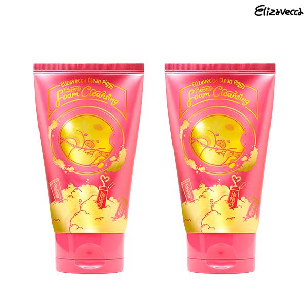 Elizavecca Clean Piggy Pink Energy Пенка для умывания, 120 мл (2 разных количества)