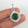Attractive Green Onyx Pendant Handmade Gemstone Jewelry, 925 Solid Sterling Silver Pendant Designer Jewelry