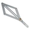 Stainless Steel Angle Measuring Ruler 4 Fold Construction Protractors DIY Rule Tool