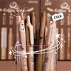 6pcs Coffee Time Gel Pens Highlighter Set 0.5mm Ballpoint Black Color Ink Marker for Writing