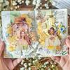 Мистер Бумага, 6 стилей, Серия «Весенний Цветочный Вестник», Тема «Весенняя Девочка», ПЭТ-наклейки, Декоративные наклейки для DIY-ежедневника