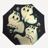 1pc Ghost Bunny Automatic Open/Close Umbrella - Compact Travel Umbrella, 8-Rib Heavy-Duty Construction, Ideal Gift, 28048