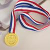 4,9 см Золотая медаль Спортивные награды с шейной лентой Металлические медали победителя Медали для соревнований для шоу талантов, вечеринки, гонки