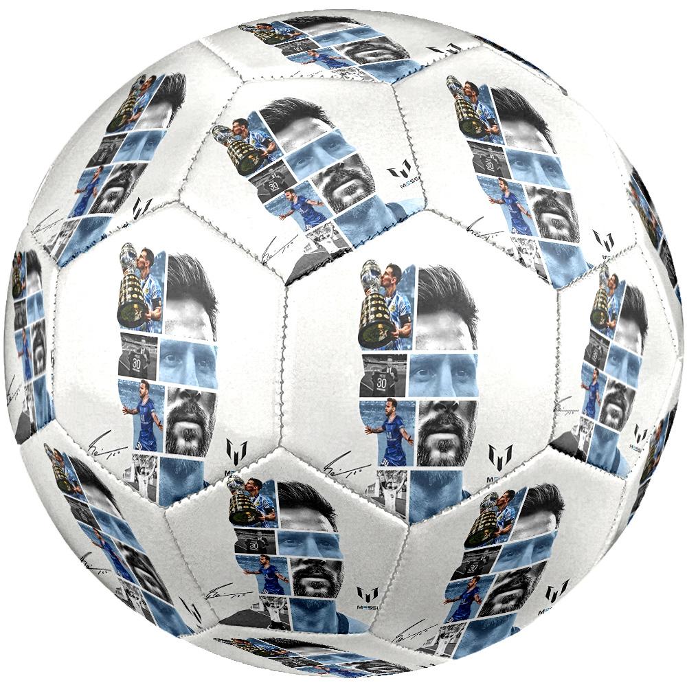 Messi Soccer Ball Size 5 Football Machine Sewn Indoor/Outdoor Universal Football Sports Enthusiast Gifts