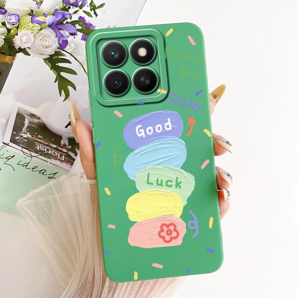 For Honor X8c Fashion Dusk Beach Painting Phone Case For Honor X8C 4G ABR-LX1 LX2 LX3 Soft Silicone Covers Bumpers