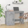 VidaXL Bureau avec armoire gris béton bois d'ingénierie 3185435