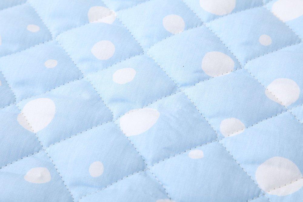 EMOOR Non-Slip "Toddling Play Mat" (L) 200x200cm Polka Dot Blue