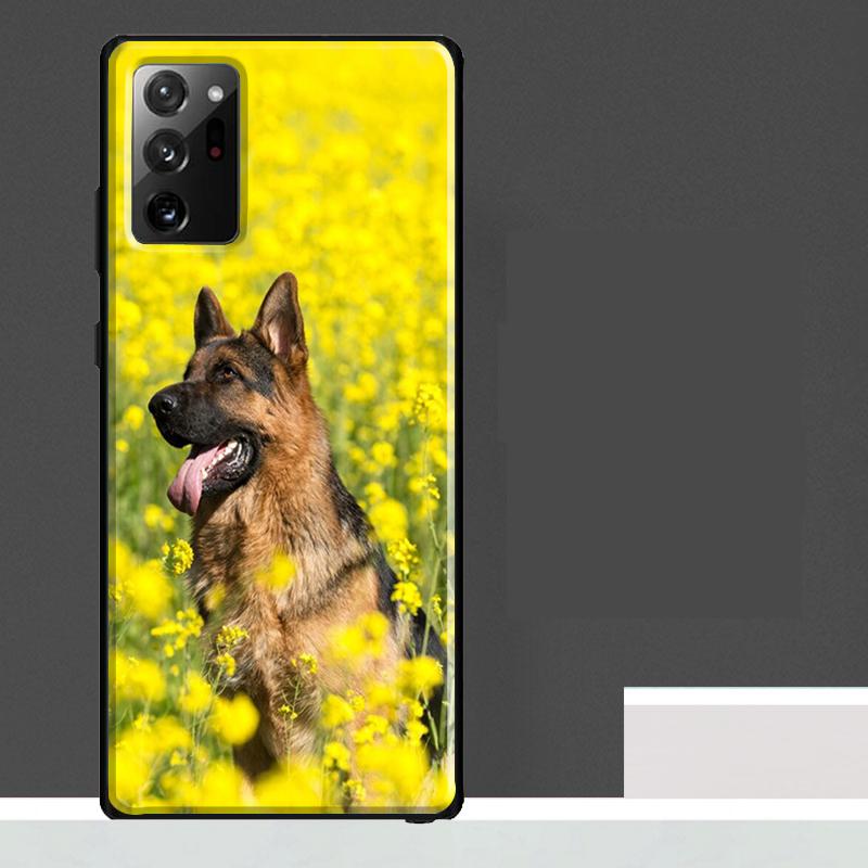 Чехол для телефона Samsung Galaxy S25 S24 S23 Ultra S9 S10 S20 S21 S22 Plus S23 FE S25 FE с изображением Немецкой овчарки