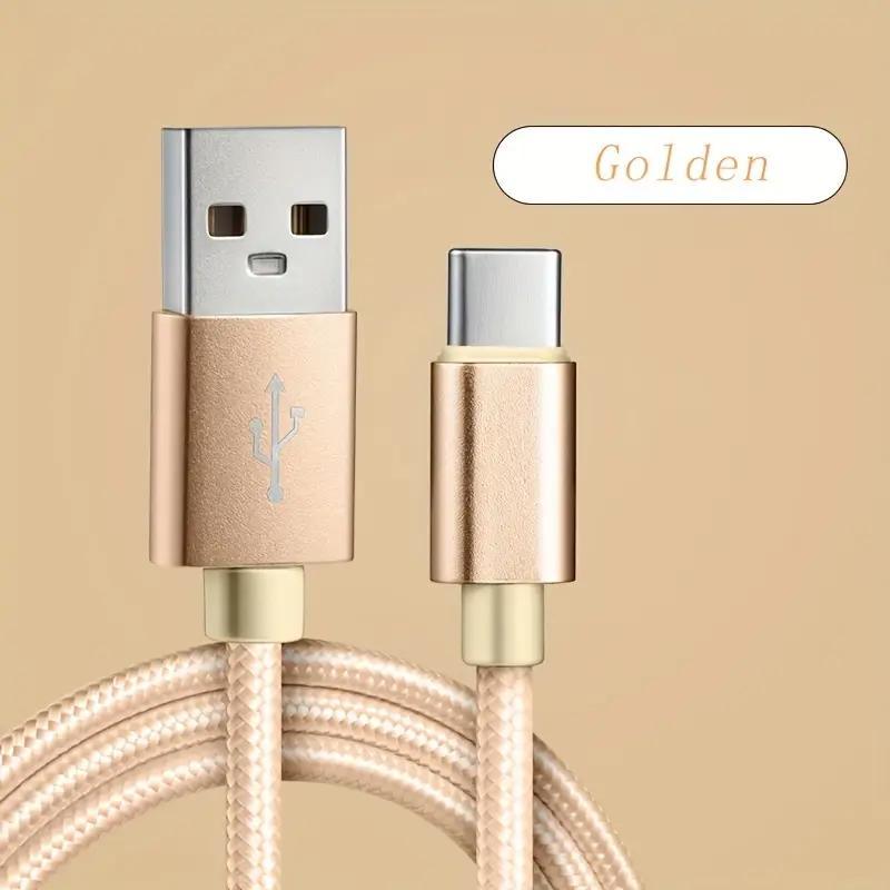 Цифровые кабели 3,3 фута/6,6 фута/9,9 фута высокоскоростной USB Type-C кабель для быстрой зарядки для телефонов Android - совместим с Samsung Redmi OnePlus и Xiaomi
