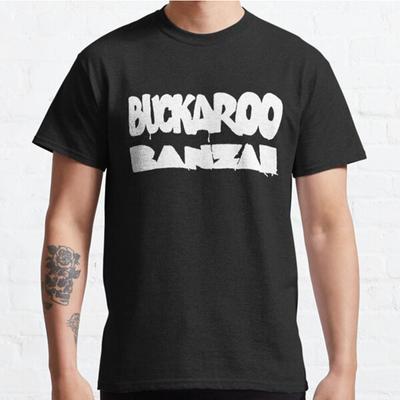 Мужская мода повседневные футболки с короткими рукавами Buckaroo Pop Art черные футболки больших размеров