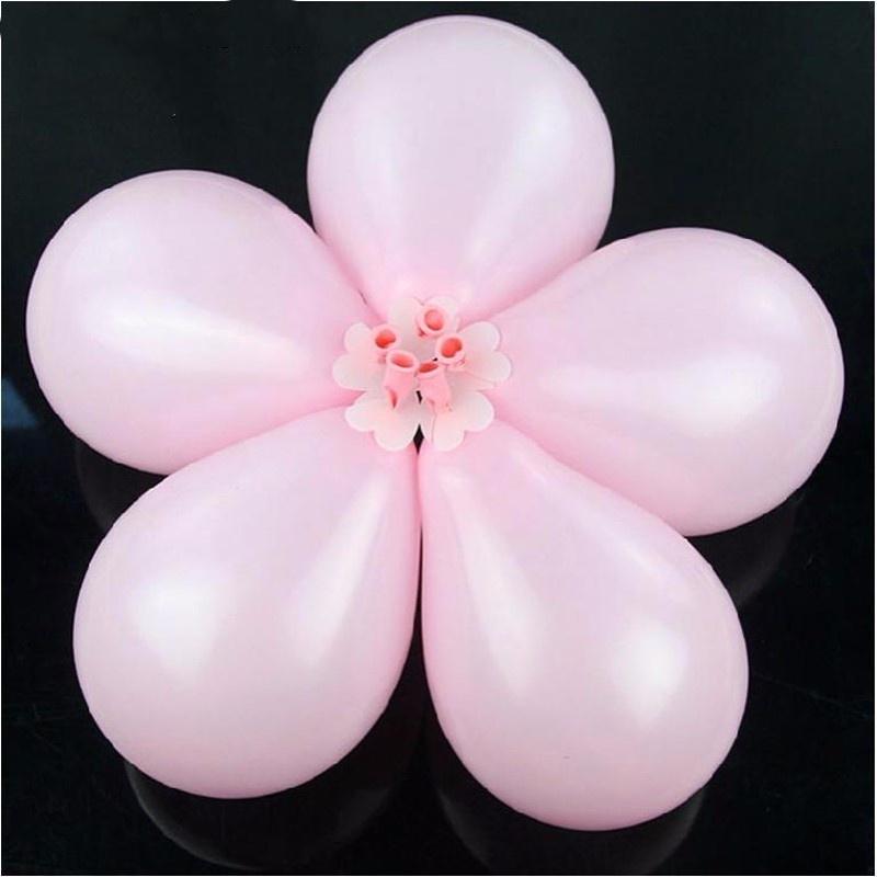 10pcs Wedding Festival Decorated Balloon Clip 5 In One, Single Balloon Clip Balloon