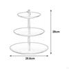 3 Tier Cupcake Stand Cake Holder Dessert Table Display Tiered Serving Tray Fruit Plate for