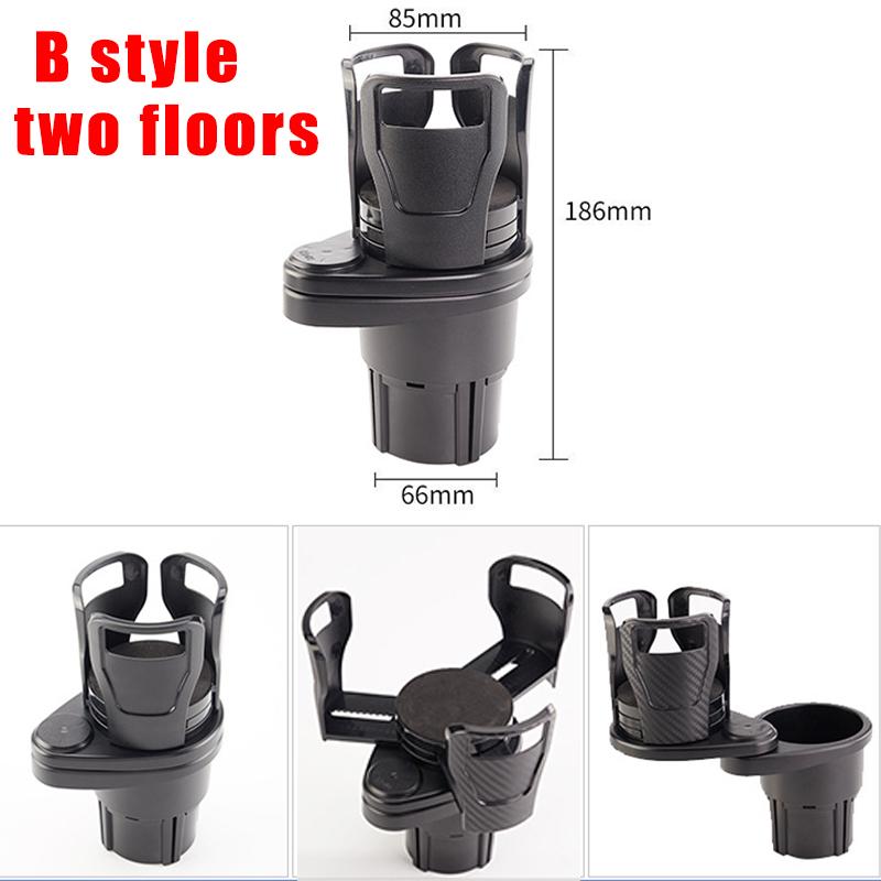 4 в 1 Многофункциональный регулируемый автомобильный держатель для чашки, адаптер-расширитель, базовый лоток, автомобильный держатель для бутылки с напитком, авто...