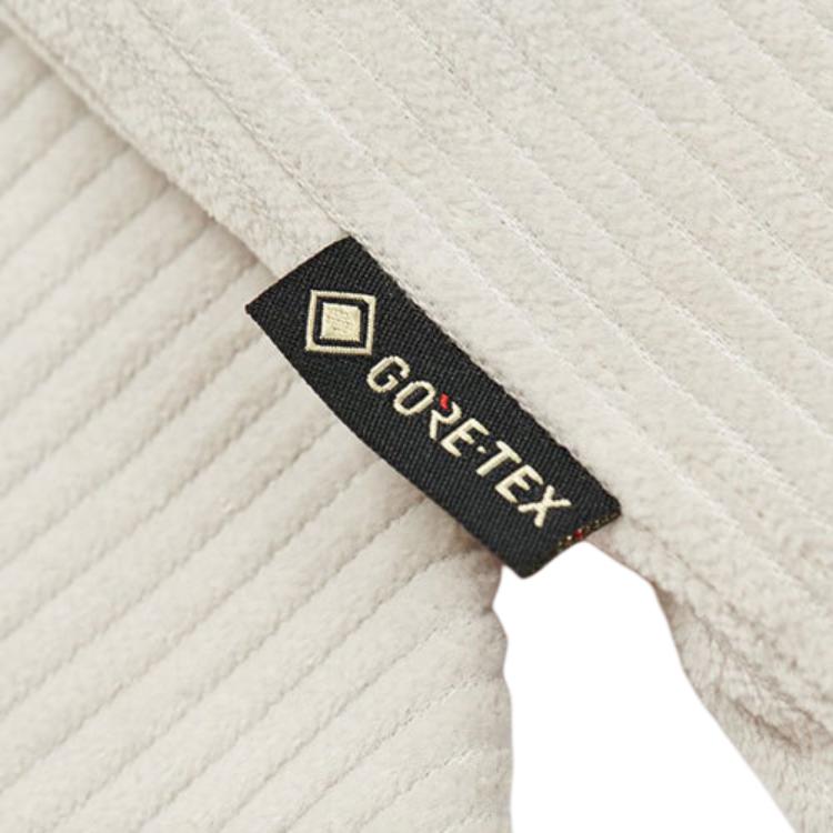 Palace X Вельветовая куртка Gore-Tex с принтом логотипа Stone, куртка унисекс, серая, на молнии до середины груди, с капюшоном P21GT025