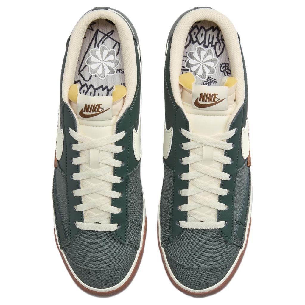 Nike Blazer Low Pro Club Notebook Doodle Pack Men Sneakers Green Vintage-Green Light-British-Tan FV0337-300