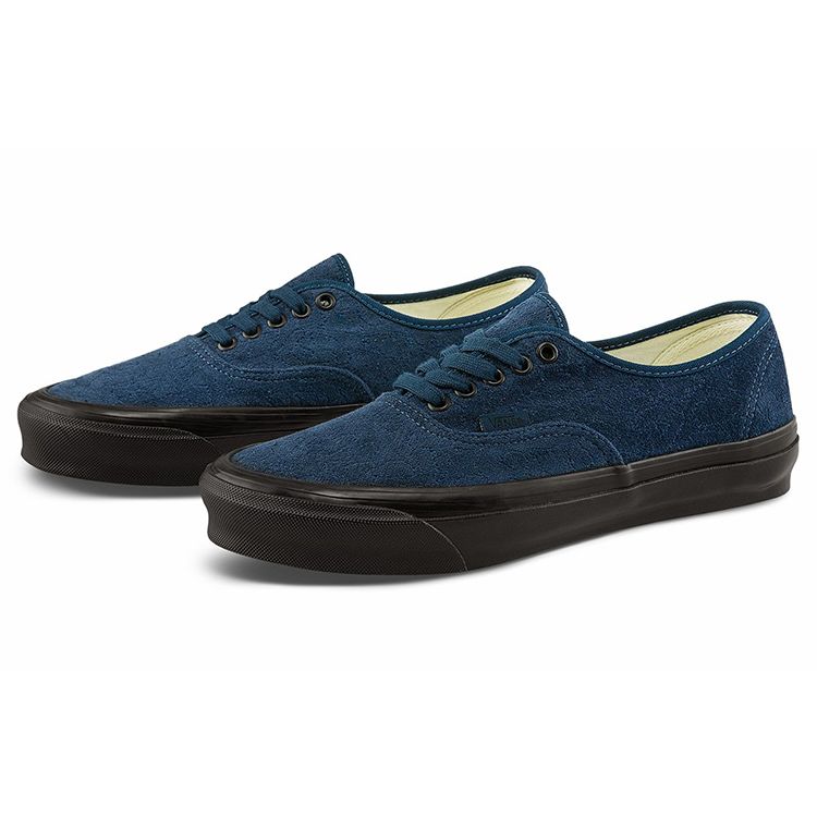 Vans OG Authentic LX Velvet Emboidery - Leopard Dress Blues Unisex Sneakers VN0A4BV99RG