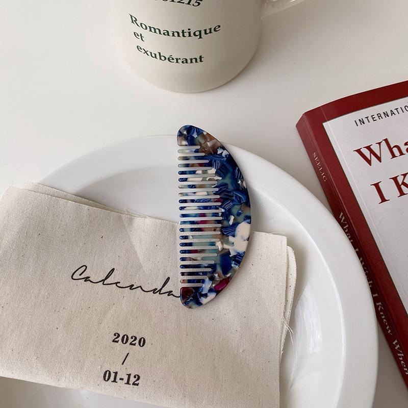 Ацетат антистатическая парикмахерская расческа корейская мода массаж головы расческа для волос щетка для стрижки волос для женщин и девочек инструменты для укладки волос