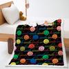 Cartoon Smiley Face Blanket Home Textiles Lamb Fleece Crystal Fleece Blanket Student Blanket Blanket Batch