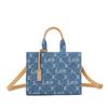 New Lee Fabric Tote Bag, Crossbody Bag, Shoulder Bag, Handbag Small Women's Denim Blue LE240004M-503
