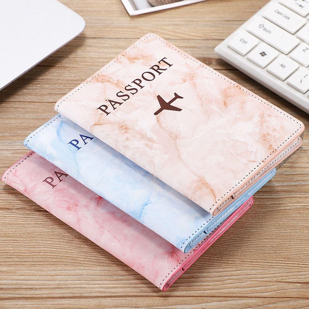 ID Address Ticket Holder Travel Accessories Passport Holder Passport Protective Cover PU Card Case