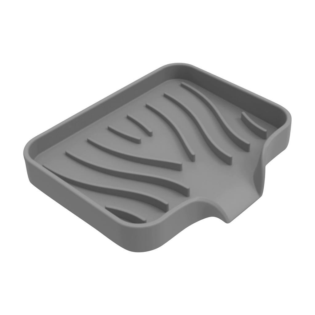 Силиконовая мыльница с , держатель для кускового мыла для душа, ванной комнаты и органайзер для кухонной раковины, самоотводящий поддон для мыла