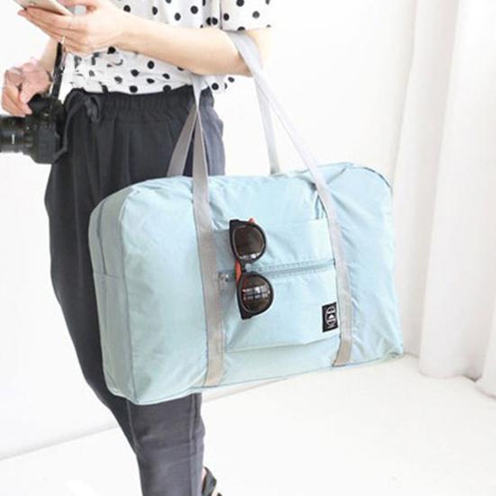 Складная дорожная сумка-тоут для ручной клади, водонепроницаемая переносная сумка для хранения с застежкой-молнией