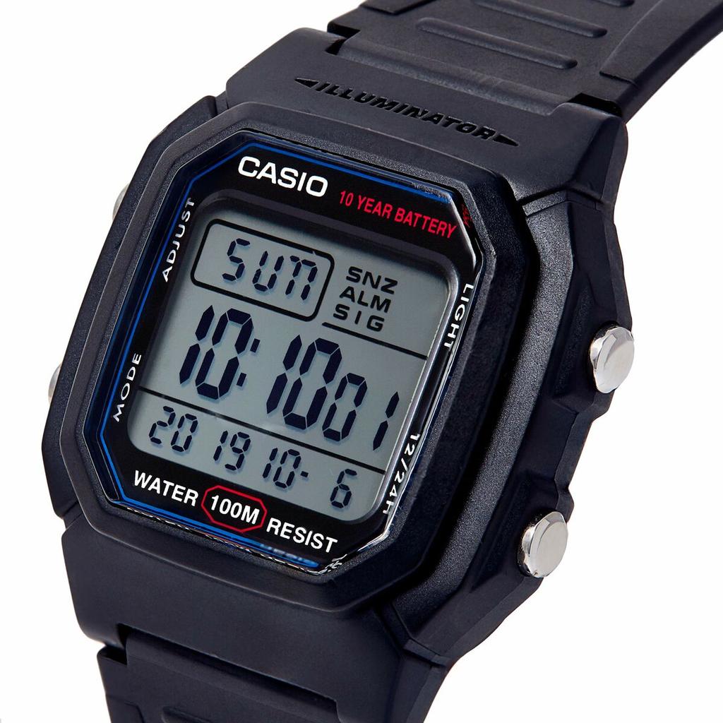 Мужские часы Casio W-800H-1AVES