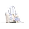 Disney Strawberry Bear Cute Print College Style Tote Bag Women handbags Blue BMK-72913