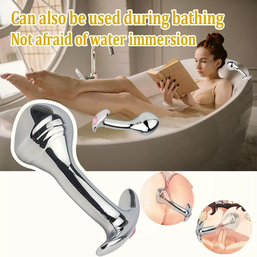 Металлическая стальная анальная пробка для точки G, массажер простаты, секс-игрушки для мужчин и женщин