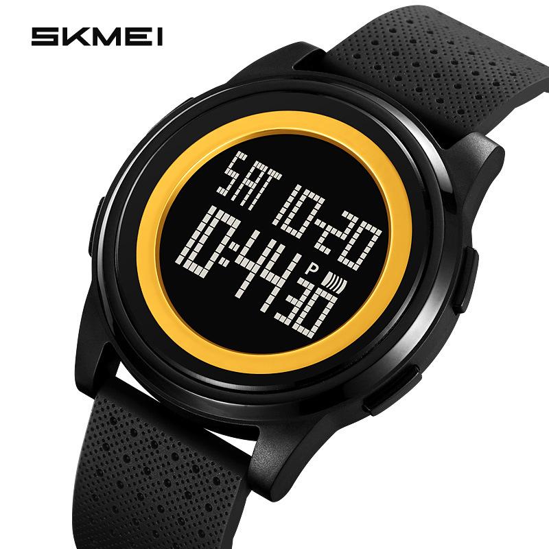 Moment Beauty Fashion Ультратонкие электронные часы Многофункциональные простые часы Мужские студенческие трендовые спортивные водонепроницаемые электронные часы