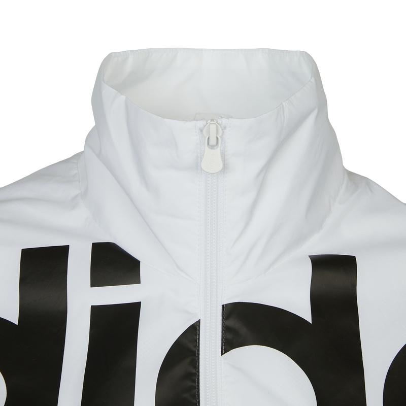 (WMNS) adidas neo Icons+ Top Casual Sports Stand Collar Alphabet Printing Jacket Black Women's H36716