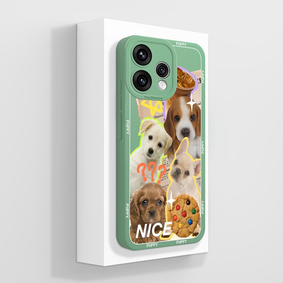 Case For Oppo Reno 15 Pro Mini 15F 15C 5G Lovely Cartoon Patterns Phone Cover For Oppo Reno15 Soft Smooth Liquid Silicone Bumper