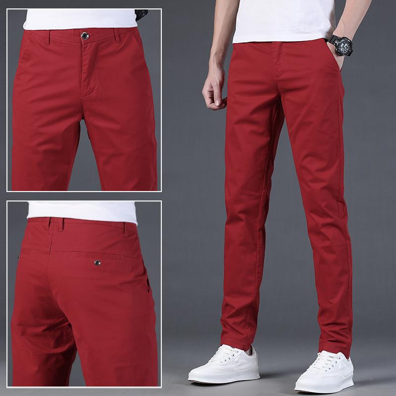 Spring Casual Pants Men's Slim-fit Feet Pants Fashion Korean Version of The Stretch All-match Men's Trousers