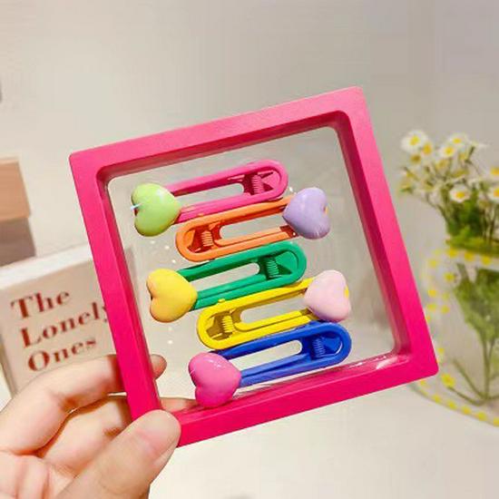 Набор красочных мультяшных заколок для волос для девочек - Милые заколки в виде уточки и боковые заколки для челок маленьких девочек