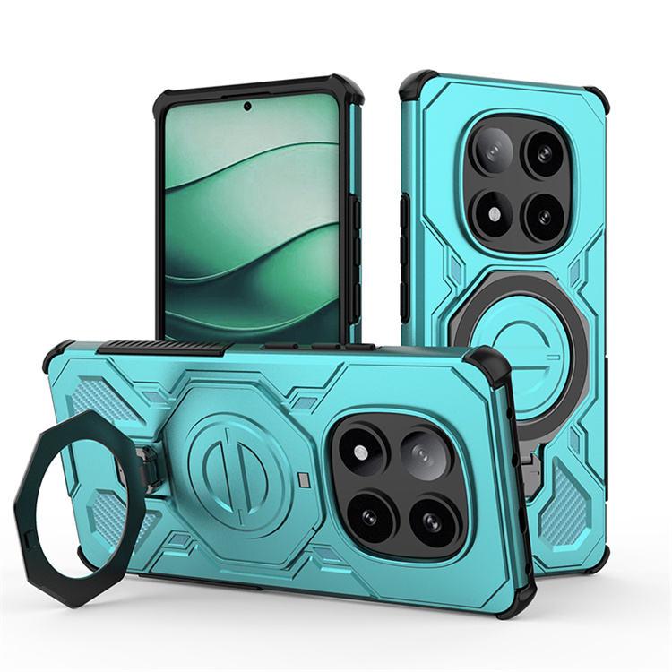Магнитная подставка с поворотом на 360° Защитный чехол-броня для Xiaomi Redmi Note 15 14 Pro Pro+ Ударопрочный чехол военного класса