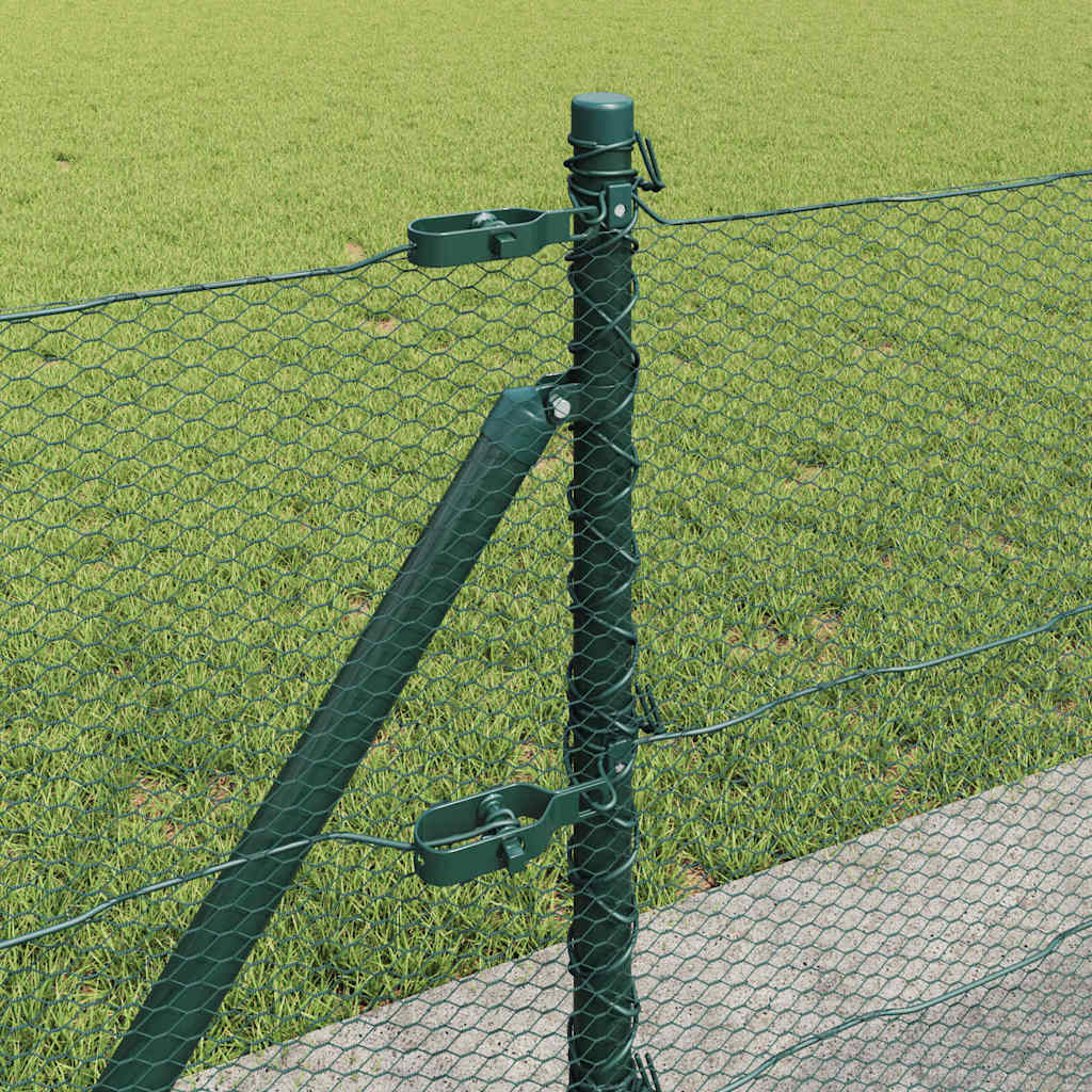 Welded Wire Fence with Concrete Foundation 10 x 0.6 m (W x H)