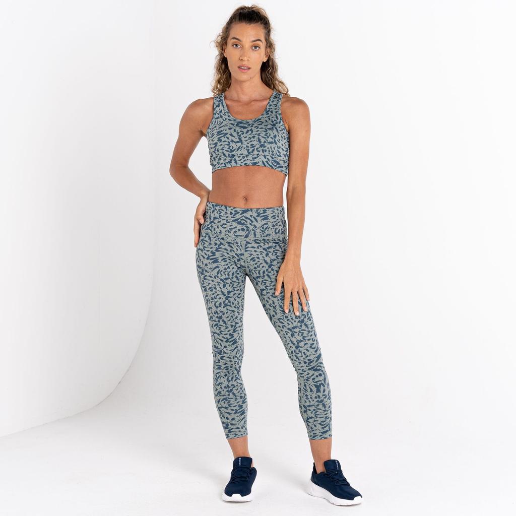 Dare 2B Womens/Ladies Influential Animal Print Gym 7/8 Leggings