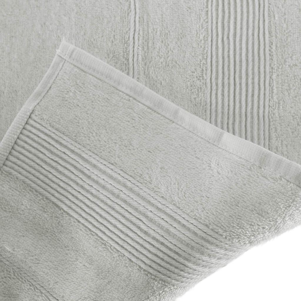 Towel 70x140 large, natural bamboo fiber, ash gray color