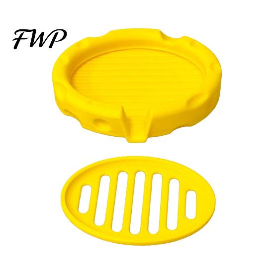 Gift Soap Box for Bathroom Decor Box, Cheese Shape with Removable Drain Layer, Dish No Water Stains Quick Cleaning Anti-Slip Holder, Countertop