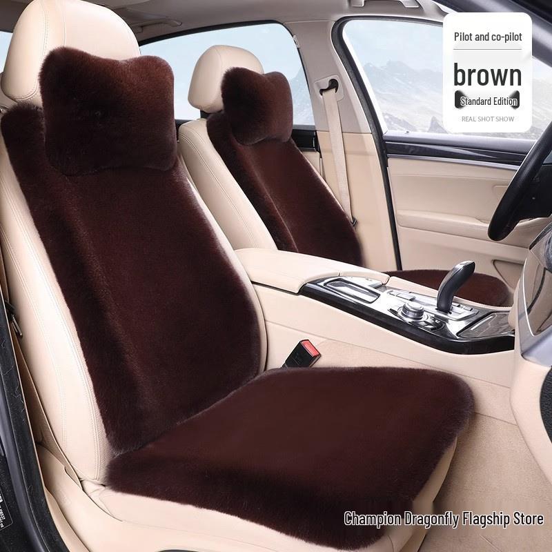 Плюшевая зимняя подушка на сиденье автомобиля для Volkswagen Jetta, Bora, Lavida, Sagitar, Santana, Passat