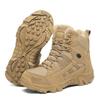 In-Stock Winter Tactical Snow Boots with Cotton & Fleece - Military & Combat Style for Russia and Ukraine