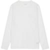Logo Round Neck Long Sleeve Pullover T-Shirt Men Tops White J326650-YAF