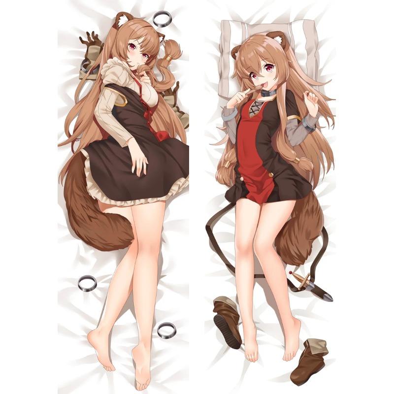 Восхождение героя щита Dakimakura Filo Raphtalia, обнимающая подушка для тела cse, мультяшная аниме-подушка для постельного белья, кавайные подушки