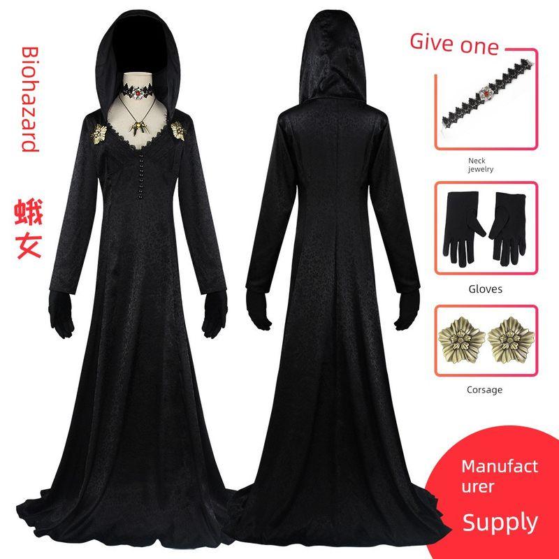 Biohazard 8 Village Moth Girl/Timmitrescu Long Dress Cosplay Costume