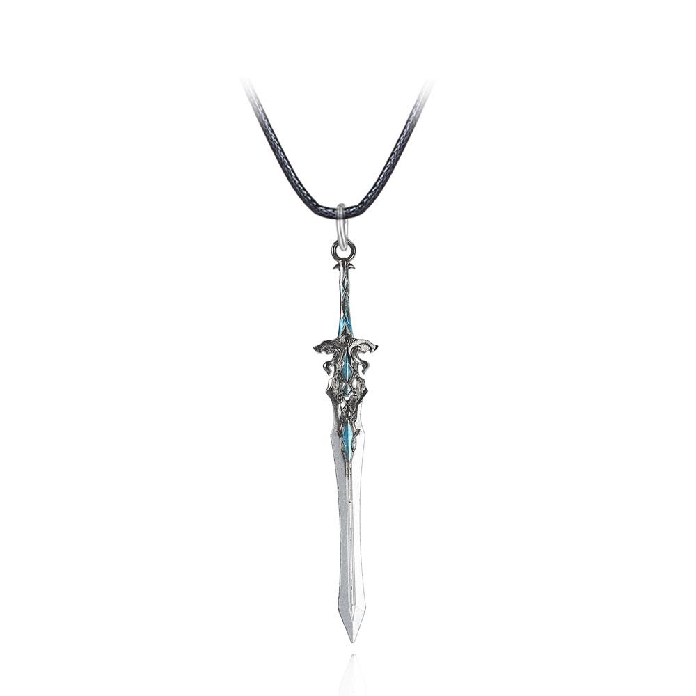 Genshin Impact Оружие Ожерелье Волчье Надгробие Колье Ожерелья Меч Кулон Цепи Из Бисера Ожерелье для Женщин Мужчин Ювелирные Изделия Подарок